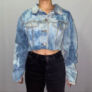 Vintage GUESS jeans cropped jacket